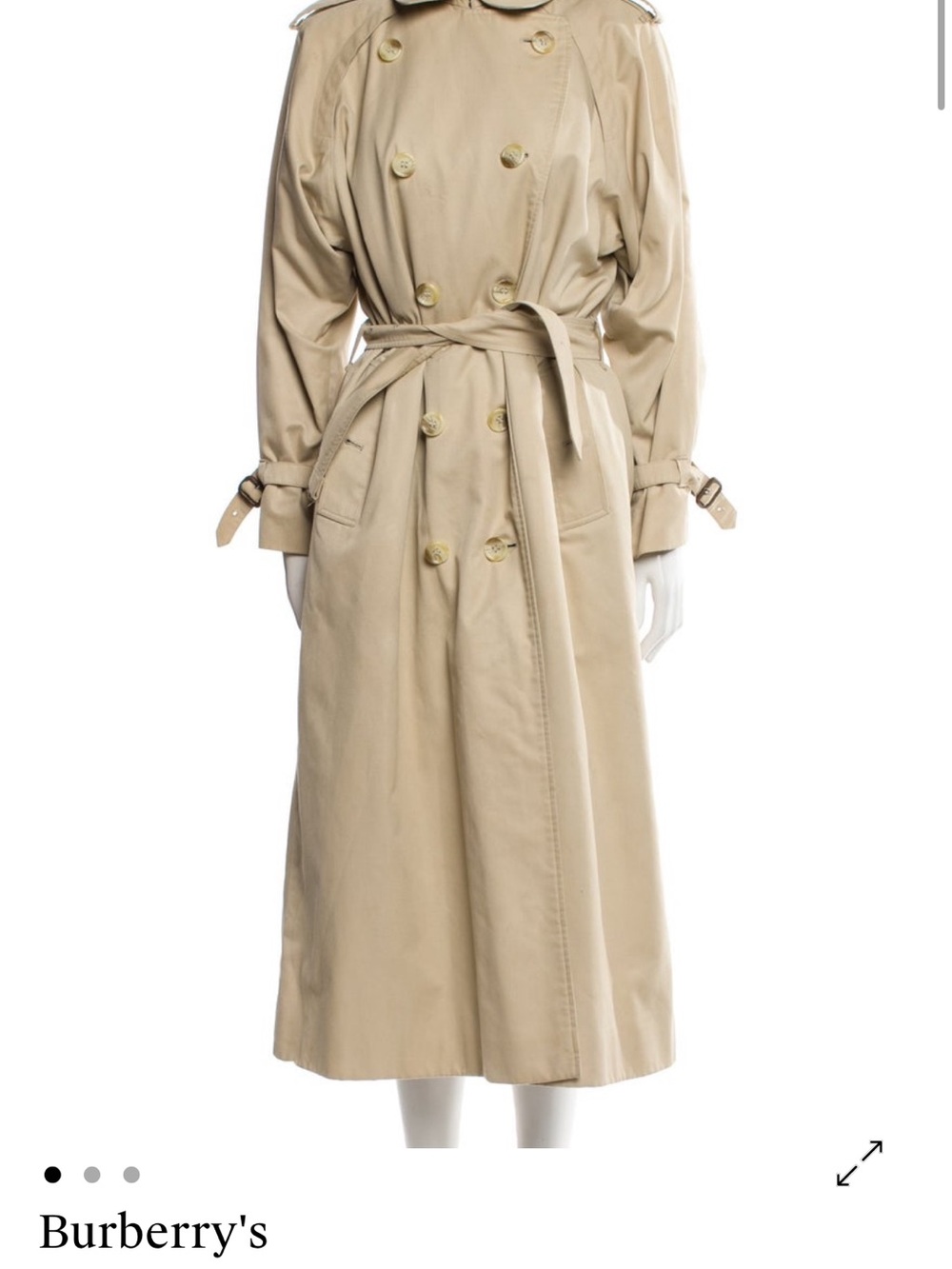 Burberry’s Beige Trench Coat